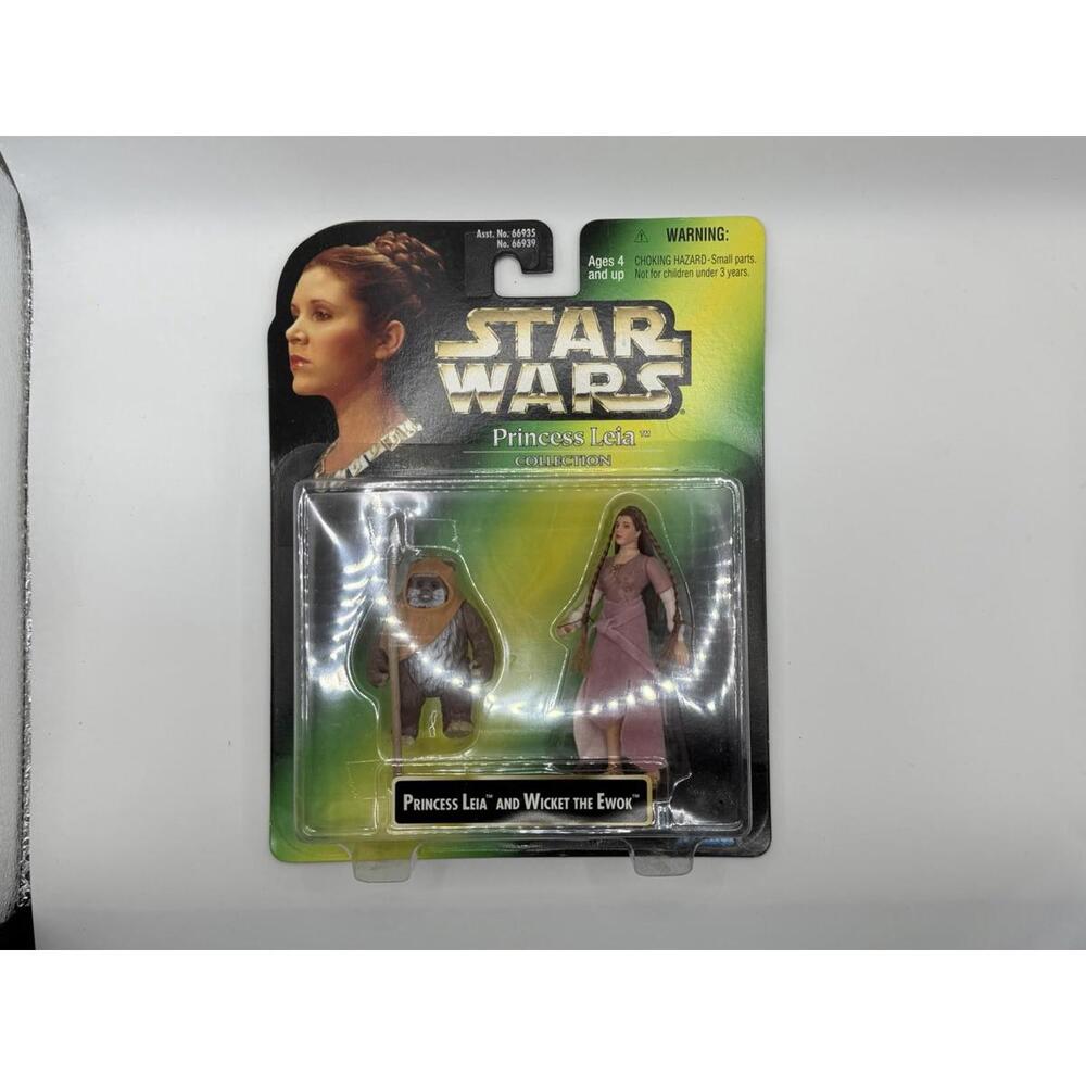 1997 STAR WARS PRINCESS LEIA COLLECTION LEIA AND WICKET THE EWOK NEW SEALED
